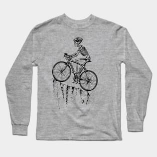 Animado Esqueleto bicicleta de montaña Long Sleeve T-Shirt